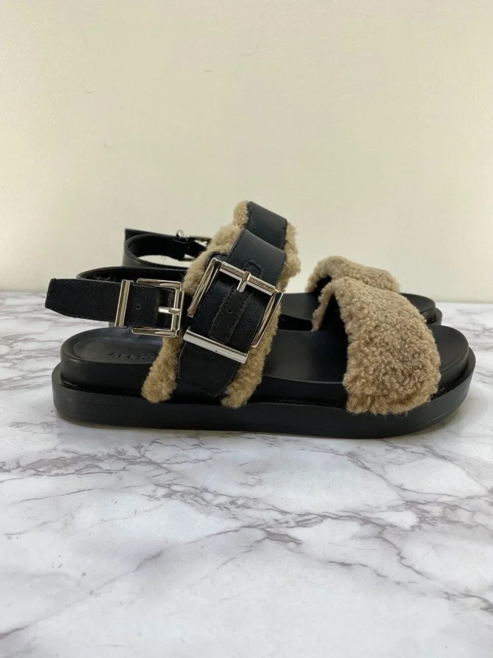 Aerosoles Women's Lada Buckle Strap Footbed Sandals Lord&Taylor SZ 7M